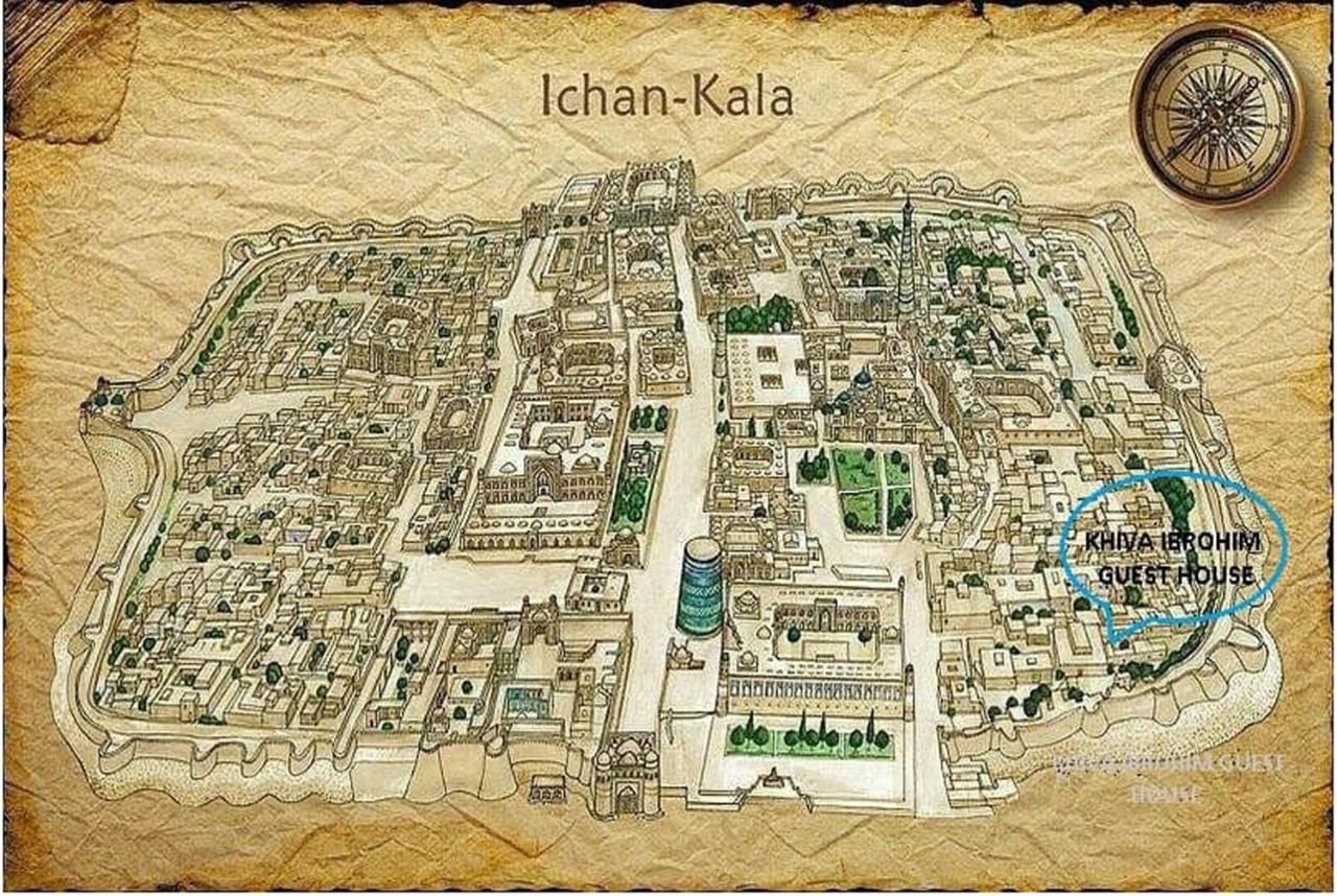 Khiva Ibrohim Guest House Esterno foto